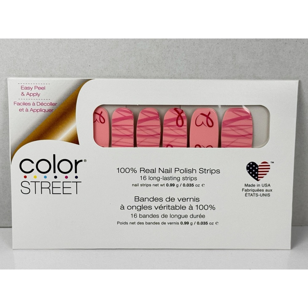 Color Street Choose Hope Nail Strips • Breast Cancer Awareness Limited Edition